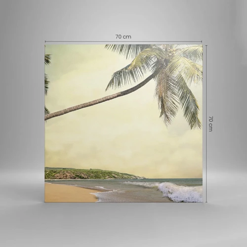 Schilderen op canvas - Tropische droom - 70x70 cm