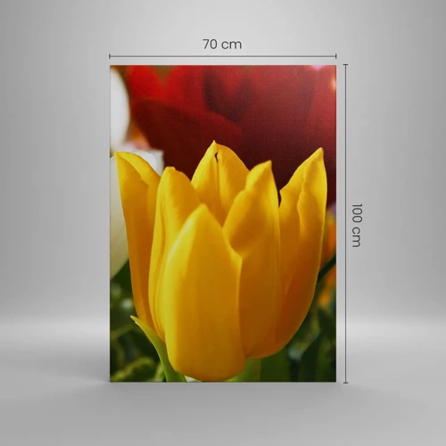 Schilderen op canvas - Tulpenkoorts - 70x100 cm
