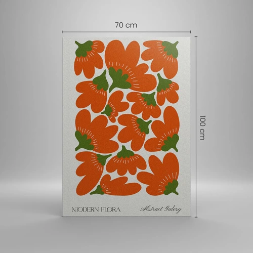 Schilderen op canvas - Uit het leven van bloemen - 70x100 cm