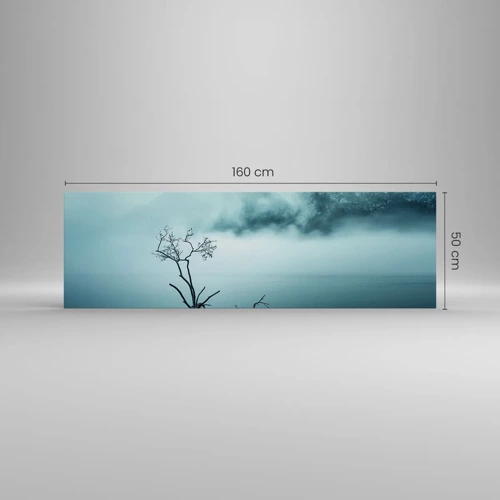 Schilderen op canvas - Van water en mist - 160x50 cm