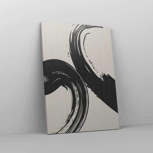 Schilderen op canvas - Vegend en cirkevormig - 50x70 cm