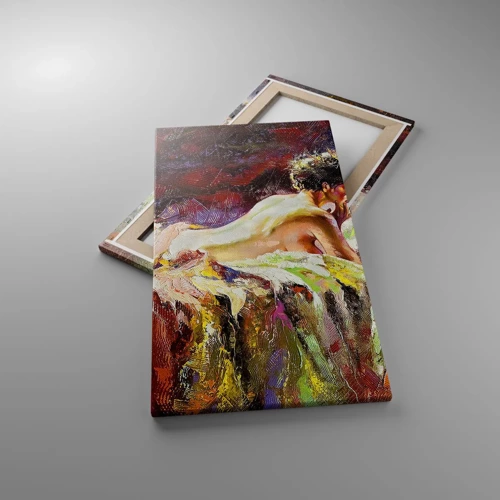 Schilderen op canvas - Venus in gedachten - 45x80 cm
