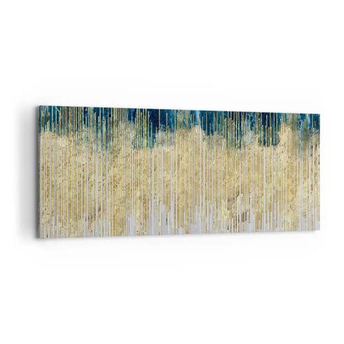 Schilderen op canvas - Vergulde grens - 100x40 cm