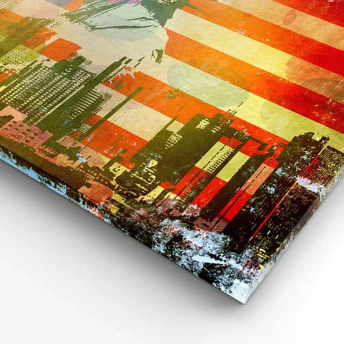 Schilderen op canvas - Viva America! - 120x80 cm