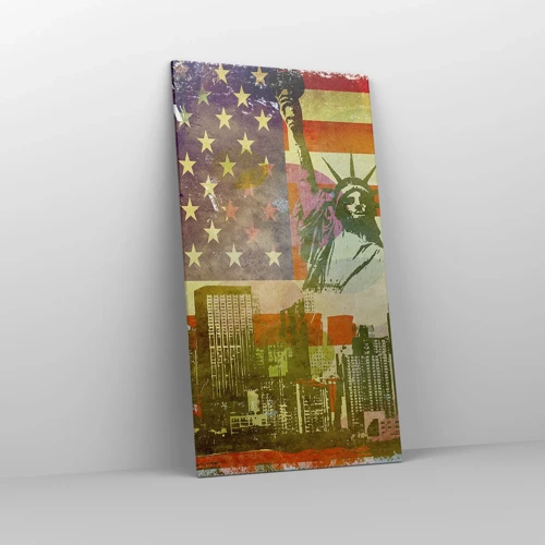 Schilderen op canvas - Viva America! - 65x120 cm