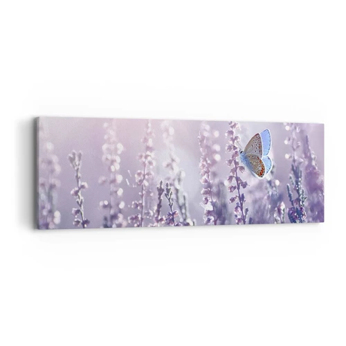 Schilderen op canvas - Vlinder kus - 90x30 cm