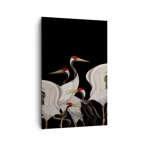 Schilderen op canvas - Vogel spullen - 80x120 cm