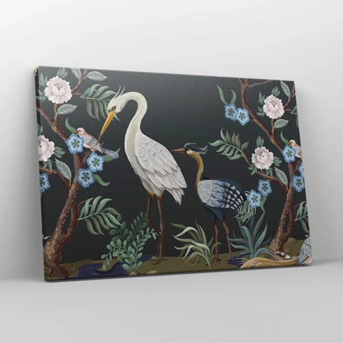 Schilderen op canvas - Vogelparade - 70x50 cm