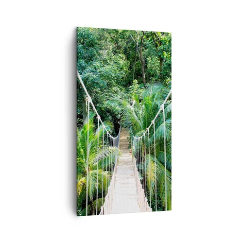 Schilderen op canvas - Welkom in de jungle! - 45x80 cm