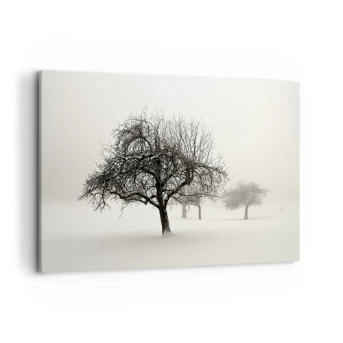 Schilderen op canvas - Winterslaap - 120x80 cm