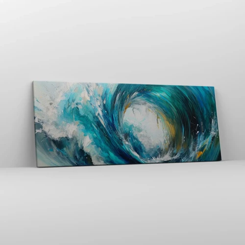 Schilderen op canvas - Zeeportaal - 100x40 cm