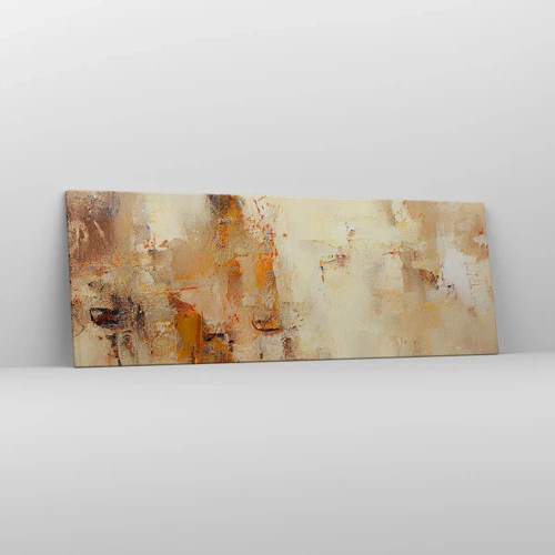 Schilderen op canvas - Ziel van Amber - 140x50 cm