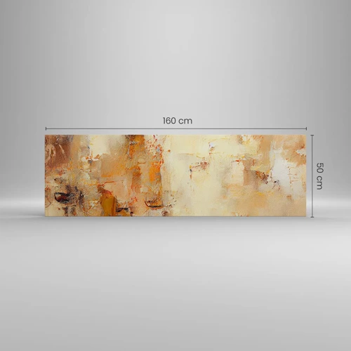 Schilderen op canvas - Ziel van Amber - 160x50 cm