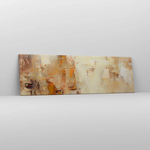 Schilderen op canvas - Ziel van Amber - 160x50 cm