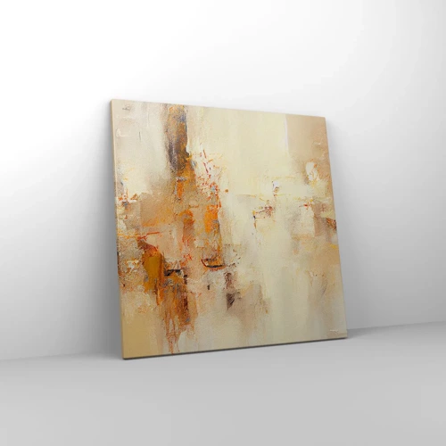 Schilderen op canvas - Ziel van Amber - 60x60 cm