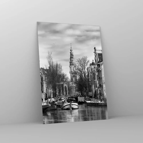 Schilderen op glas - Amsterdamse sferen - 50x70 cm