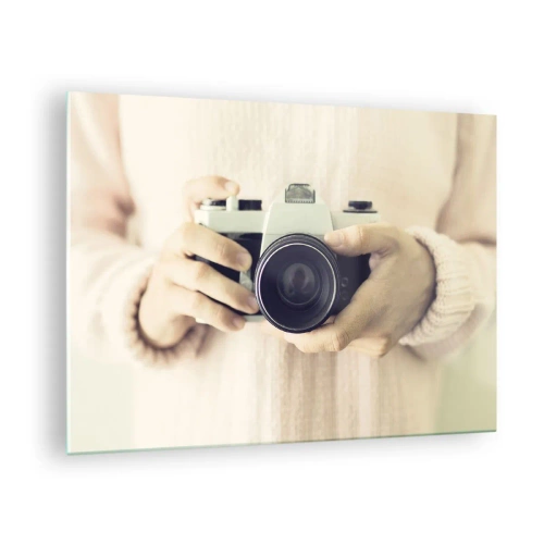 Schilderen op glas Arttor 70x50 cm - Om meer te zien... - Camera, Vintage, Fotografie, Hobby, Retro, Naar de woonkamer, Naar de slaapkamer, Wit, Bruin, Horizontaal, Glas, GAA70x50-4930