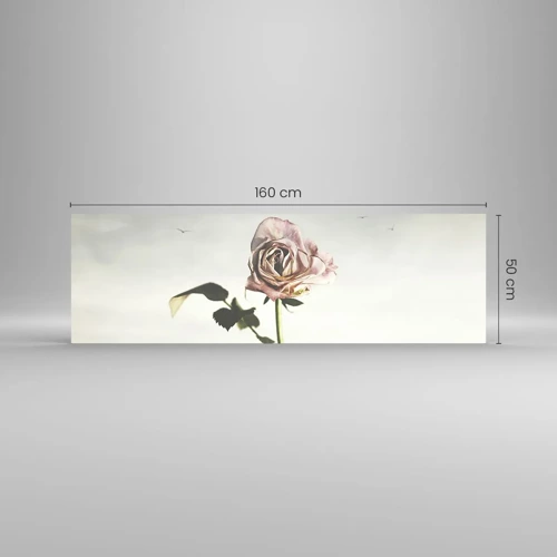 Schilderen op glas - Begroeting van de lente - 160x50 cm