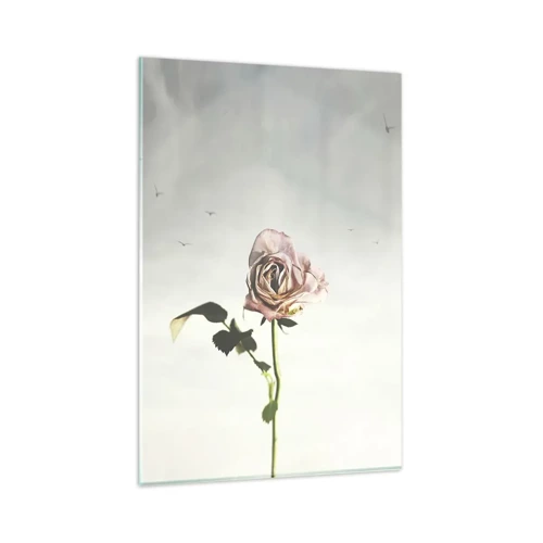 Schilderen op glas - Begroeting van de lente - 80x120 cm