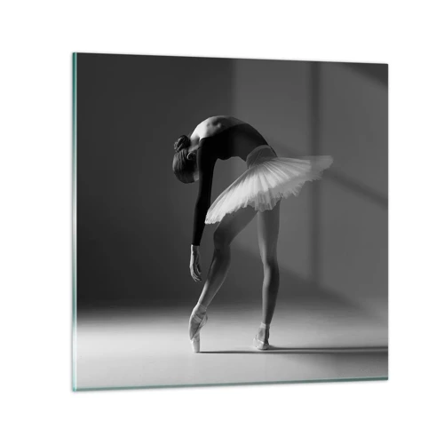 Schilderen op glas - Bella ballerina - 30x30 cm