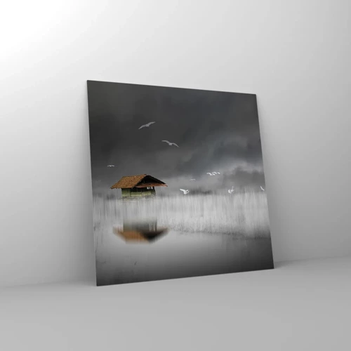 Schilderen op glas - Beschutting tegen regen - 60x60 cm