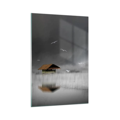 Schilderen op glas - Beschutting tegen regen - 70x100 cm