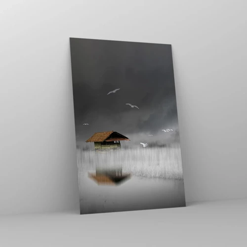Schilderen op glas - Beschutting tegen regen - 80x120 cm
