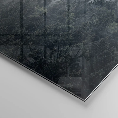Schilderen op glas - Bos dageraad - 120x80 cm