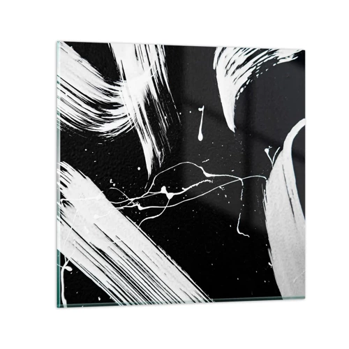 Schilderen op glas - Breek de duisternis - 40x40 cm