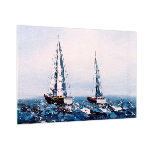 Schilderen op glas - Broederschap van de wind - 100x70 cm