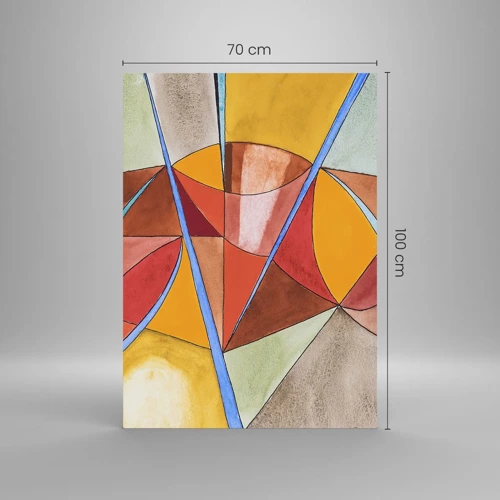 Schilderen op glas - Carrousel, de droomcarrousel - 70x100 cm