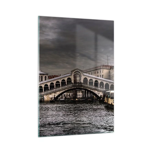 Schilderen op glas - De belofte van een Venetiaanse avond - 50x70 cm