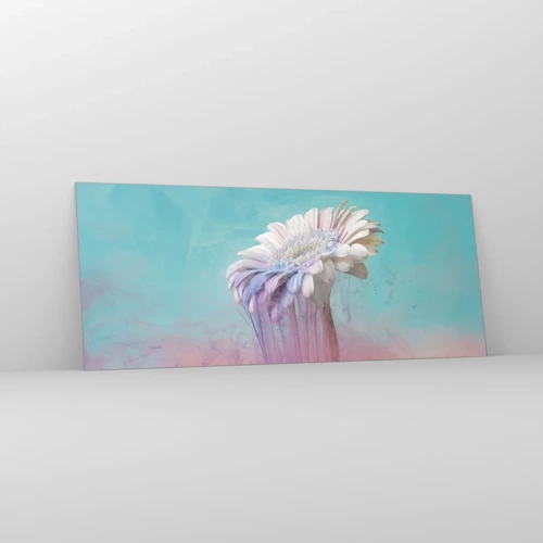 Schilderen op glas - De bloemenonderwereld - 100x40 cm
