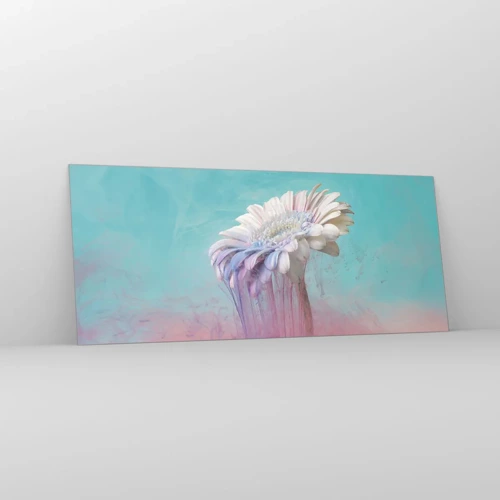 Schilderen op glas - De bloemenonderwereld - 120x50 cm