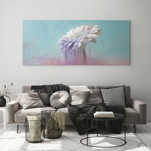 Schilderen op glas - De bloemenonderwereld - 120x50 cm