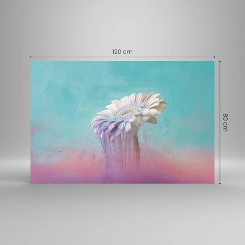 Schilderen op glas - De bloemenonderwereld - 120x80 cm