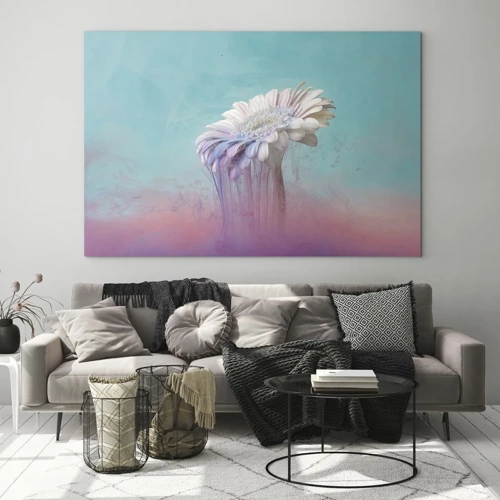 Schilderen op glas - De bloemenonderwereld - 120x80 cm