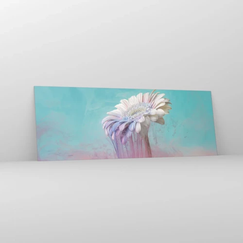 Schilderen op glas - De bloemenonderwereld - 140x50 cm