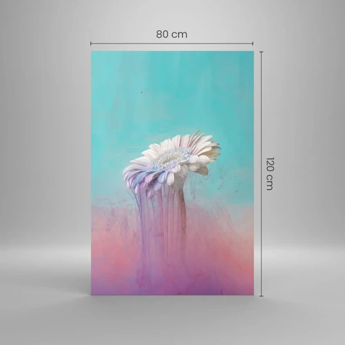 Schilderen op glas - De bloemenonderwereld - 80x120 cm