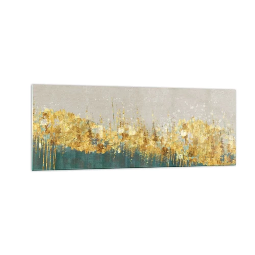 Schilderen op glas - De gouden rand - 140x50 cm