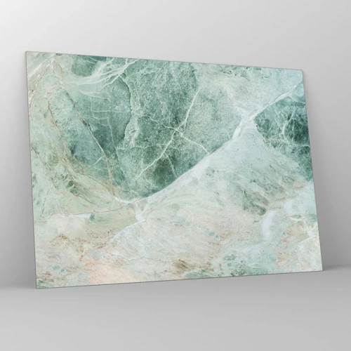 Schilderen op glas - De nobele kou van steen - 70x50 cm