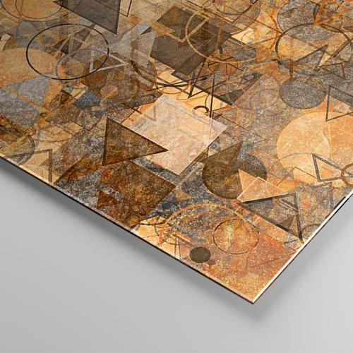 Schilderen op glas - De wereld in vorm - 160x50 cm
