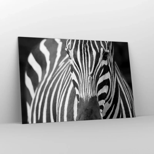 Schilderen op glas - De wereld is zwart-wit - 120x80 cm