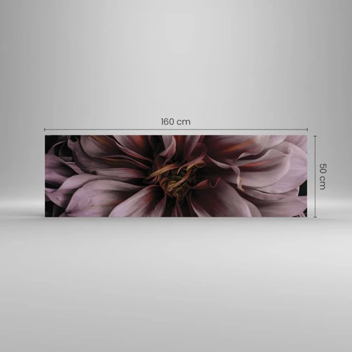 Schilderen op glas - Een bloemenhart - 160x50 cm