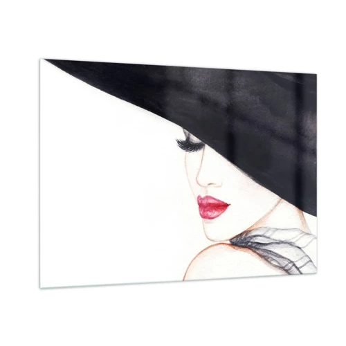 Schilderen op glas - Elegantie en sensualiteit - 100x70 cm