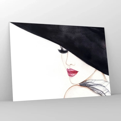 Schilderen op glas - Elegantie en sensualiteit - 100x70 cm