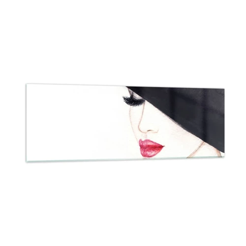 Schilderen op glas - Elegantie en sensualiteit - 90x30 cm