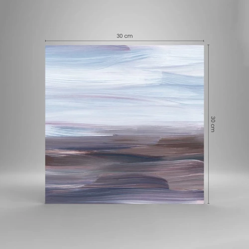 Schilderen op glas - Elementen: water - 30x30 cm