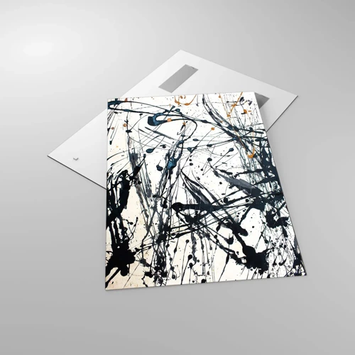 Schilderen op glas - Expressionistische abstractie - 70x100 cm