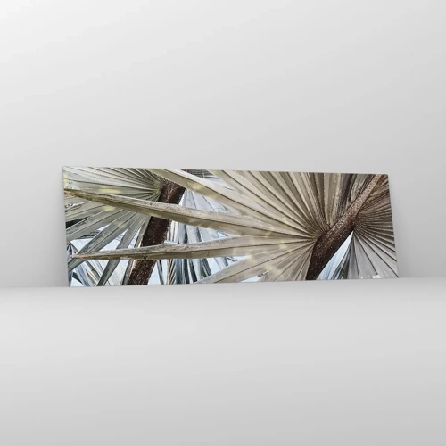 Schilderen op glas - Fans in de tropen - 160x50 cm